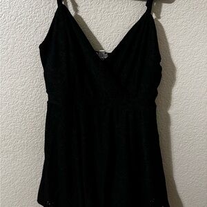 Justify Black Textured Dress